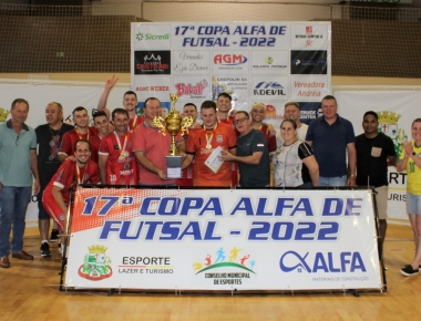 Nova União é bicampeão da Copa Alfa de Futsal